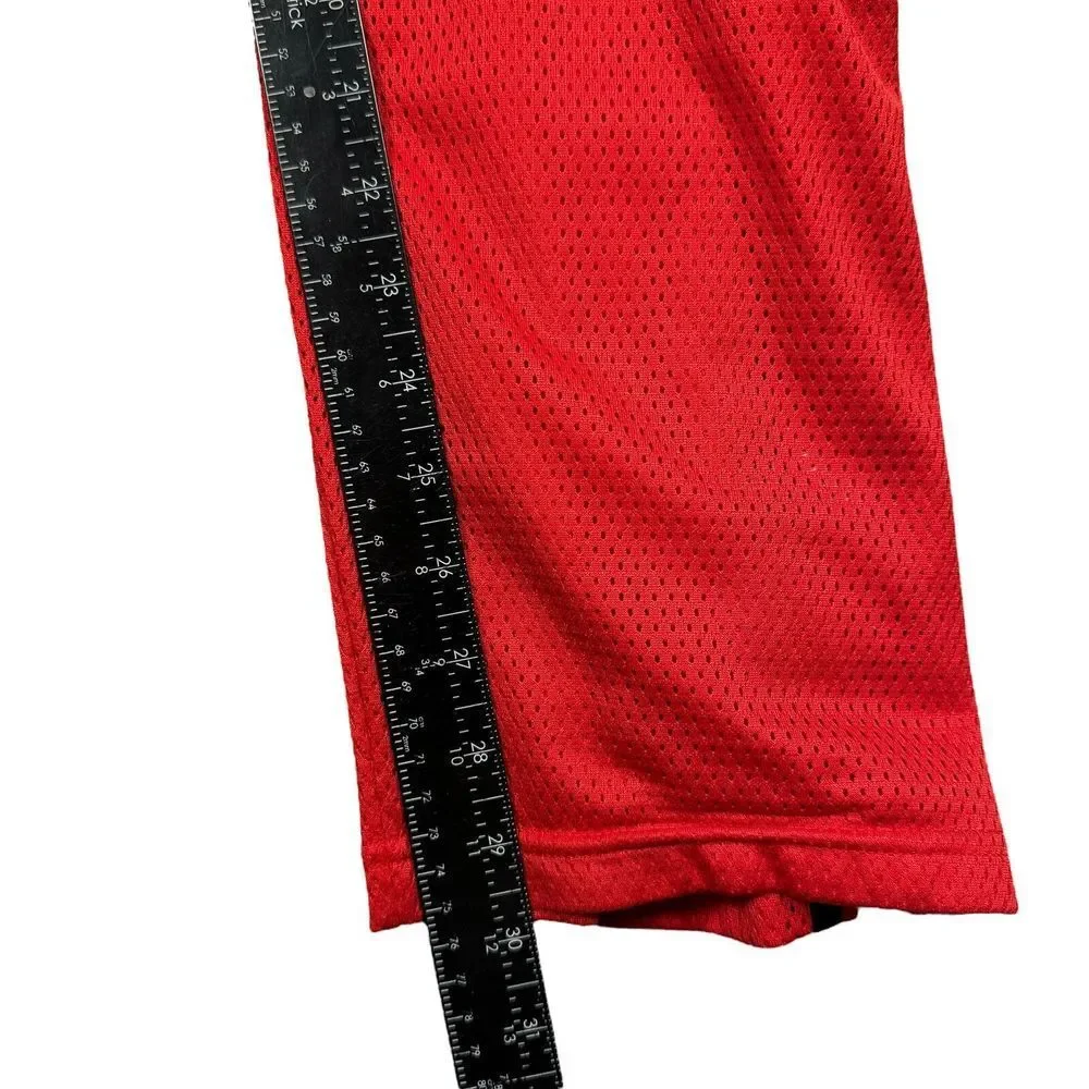 Vintage Nebraska Huskers Track Pants Mens Large Jersey Mesh Basketball Sweatpant